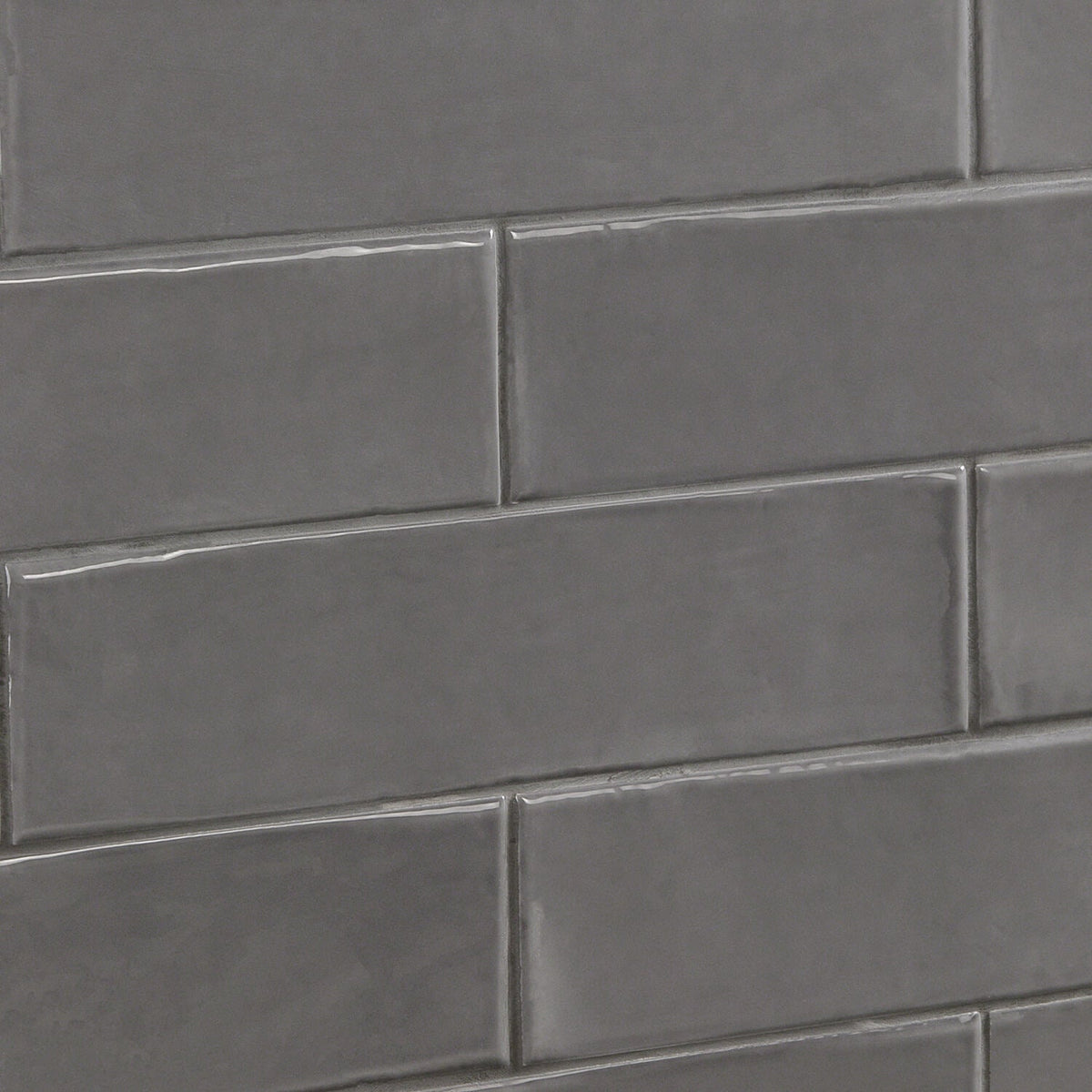 Manchester Charcoal Gray 3x12 Glossy Ceramic Subway Tile