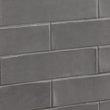 Manchester Charcoal Gray 3x12 Glossy Ceramic Subway Tile