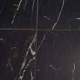 Marble Tech Port Laurent Black 12x24 Matte Porcelain Tile - Lux Tile