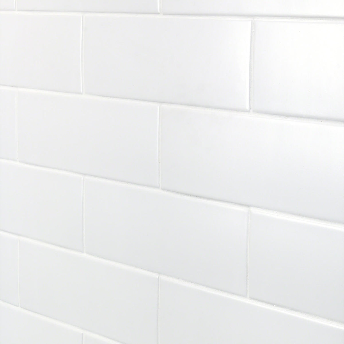 London White Matte Ceramic Subway Tile 3x9 for Walls