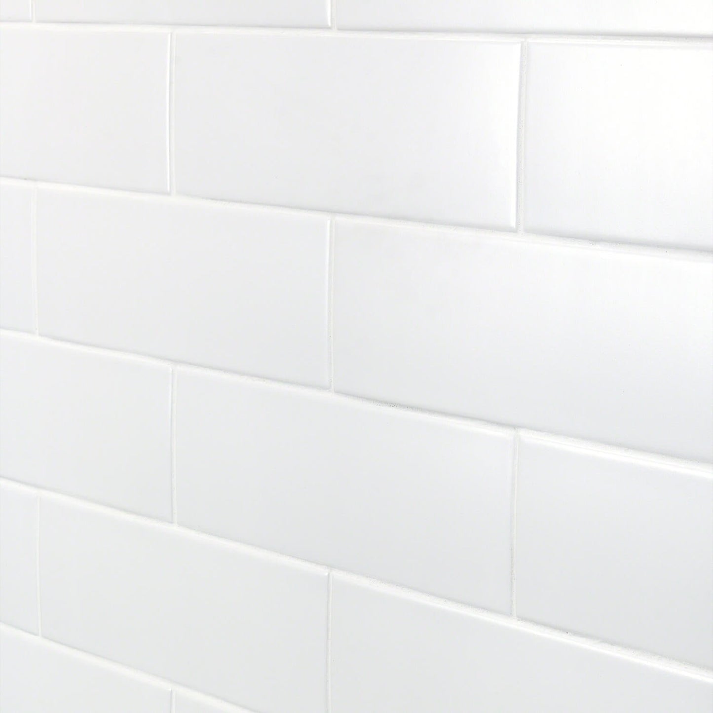 London White Matte Ceramic Subway Tile 3x9 for Walls