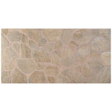 Pathstone Taupe Textured Matte Porcelain Flagstone Tile - Lux Tile