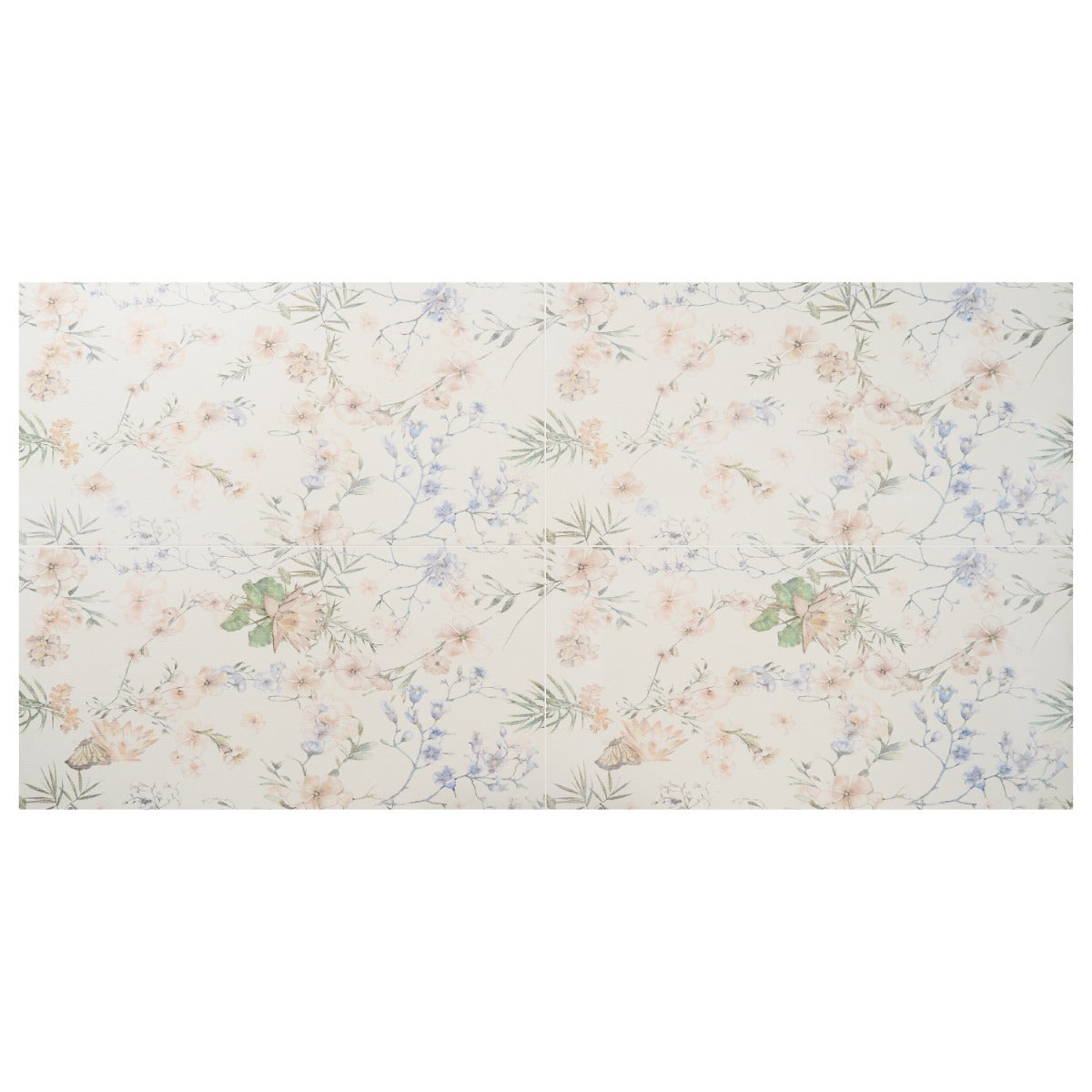 Lux Tile Wakana Spring White 24x48 Matte Porcelain Tile