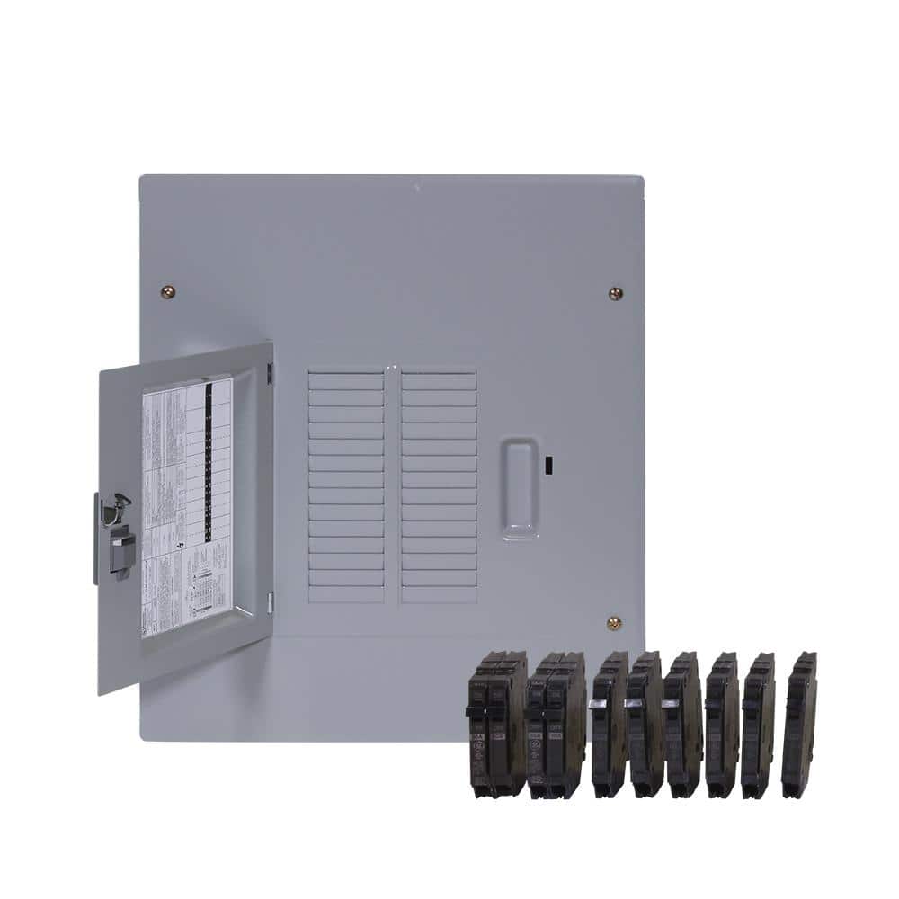GE PowerMark Gold 125 Amp 14-Space 24-Circuit Indoor Main Lug Value Kit Includes Select Circuit Breaker