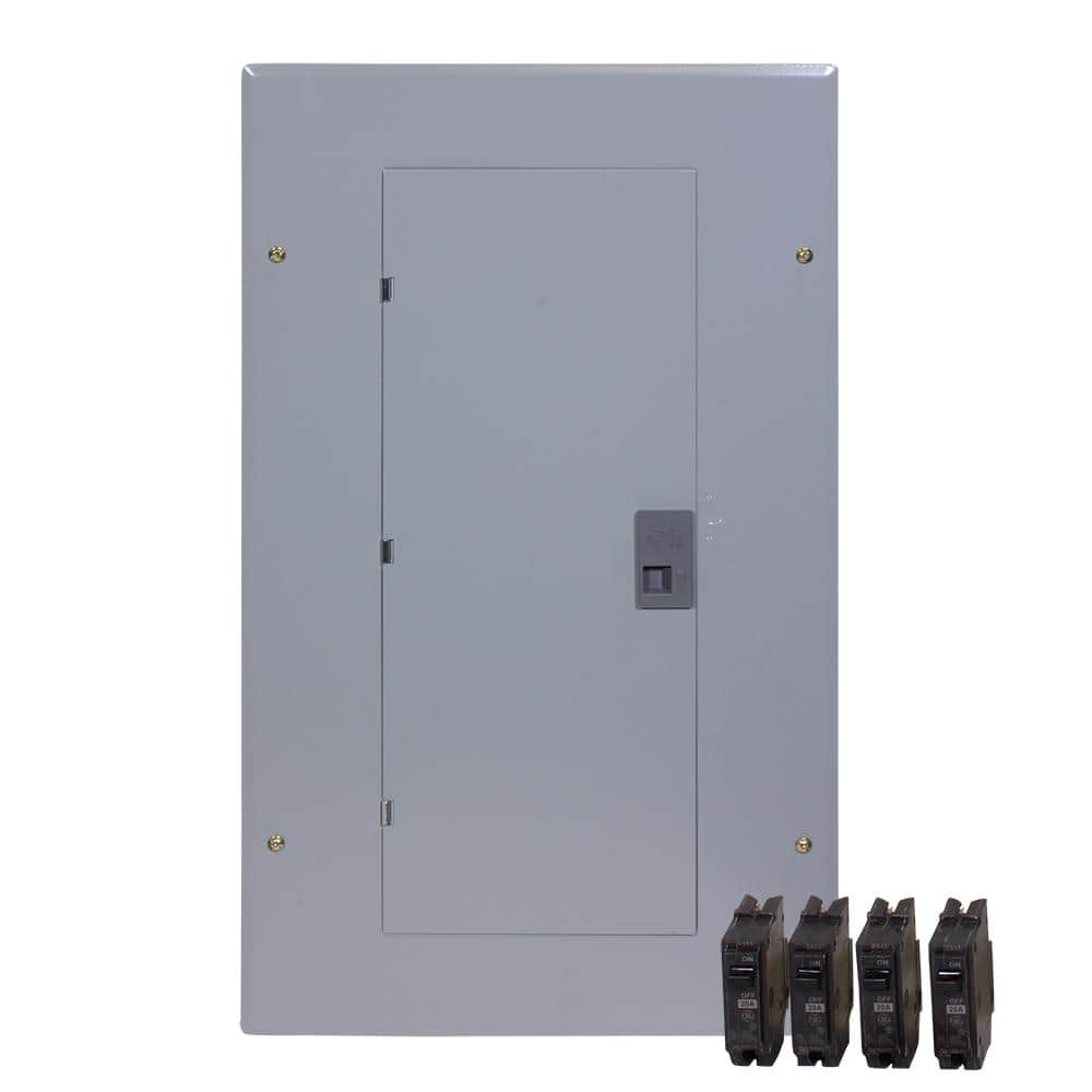 GE PowerMark Gold 125 Amp 24-Space 24-Circuit Indoor Main Lug/ Main Lug Kit Value Kit Includes Select Circuit Breaker