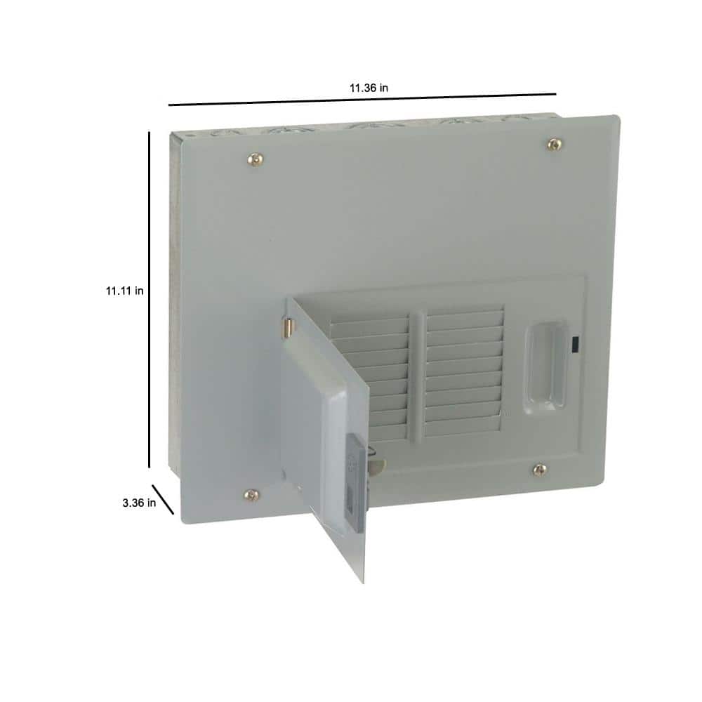 GE PowerMark Plus 125 Amp 8-Space 16-Circuit Indoor Main Lug Circuit Breaker Panel