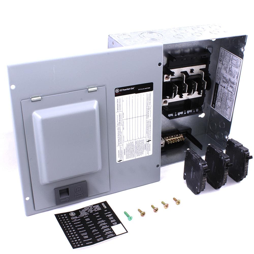 GE PowerMark Plus 125 Amp 8-Space 16-Circuit Indoor Main Lug Breaker Value Kit