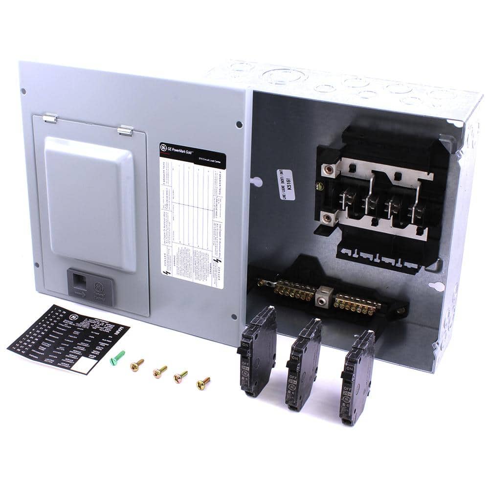 GE PowerMark Plus 125 Amp 8-Space 16-Circuit Indoor Main Lug Breaker Value Kit