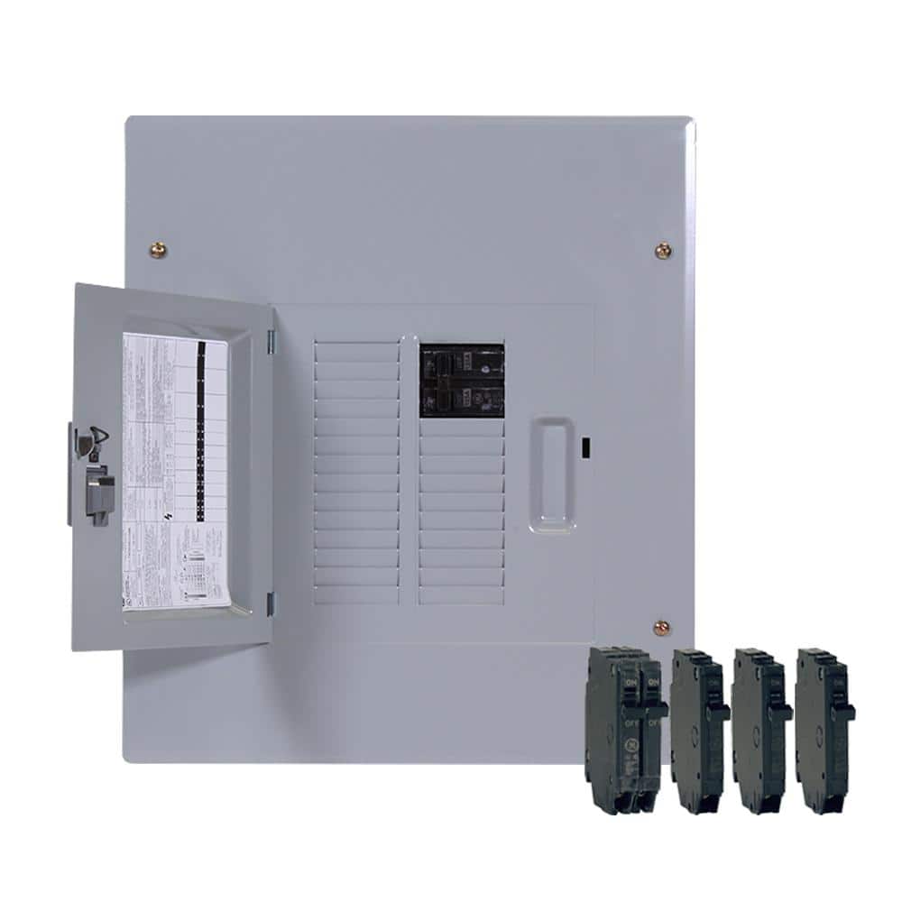 GE 125 Amp 12-Space 22-Circuit Main Breaker Indoor Load Center Contractor Kit