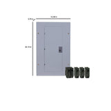 GE 100 Amp 20-Space 20-Circuit Main Breaker Indoor Load Center Contractor Kit