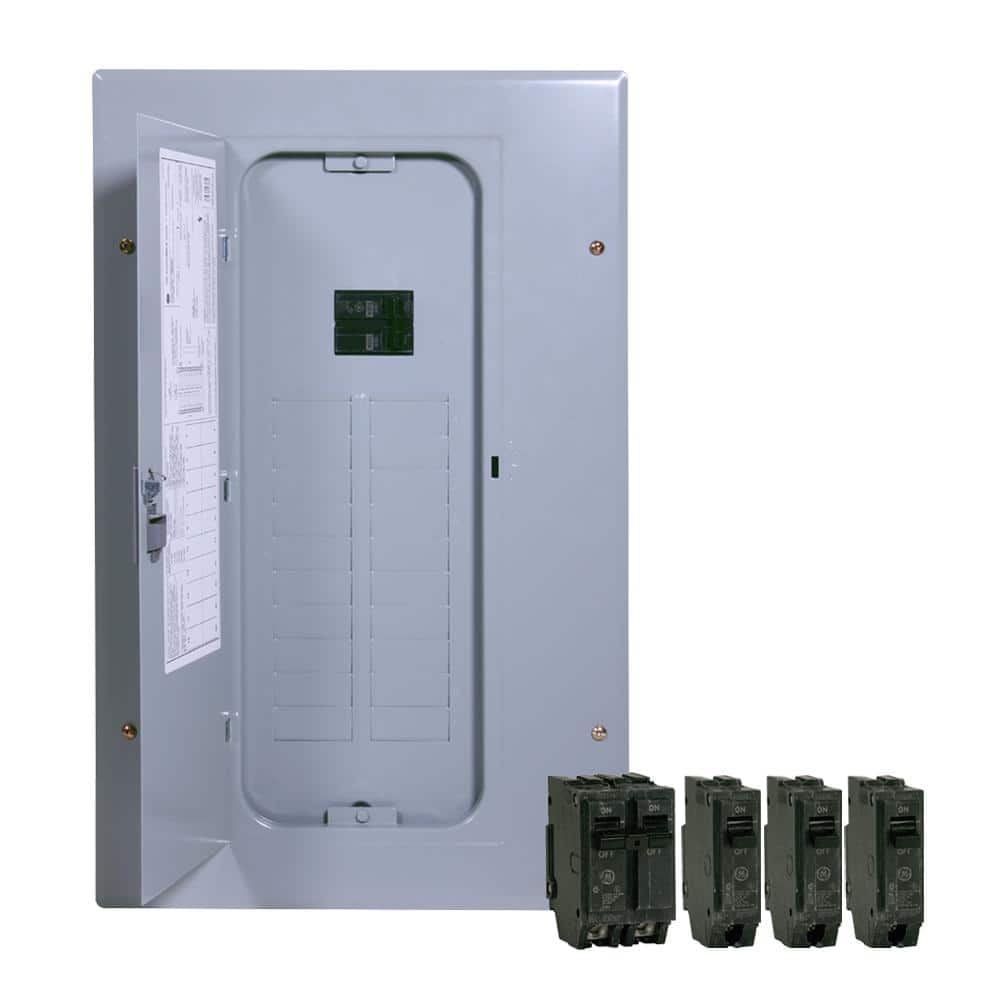 GE 100 Amp 20-Space 20-Circuit Main Breaker Indoor Load Center Contractor Kit
