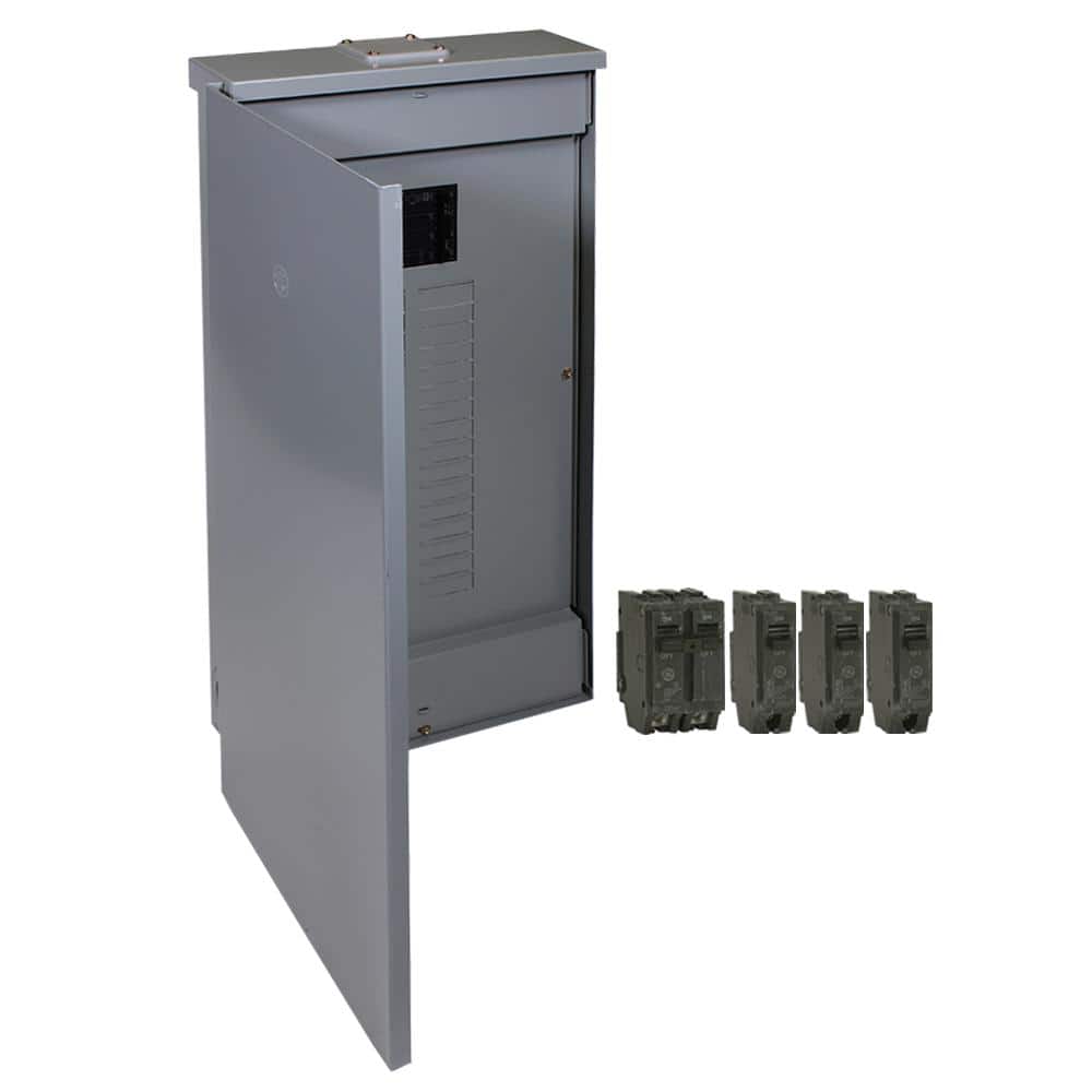GE 150 Amp 32-Space 64-Circuit Main Breaker Outdoor Load Center Contractor Load Center and Breaker Kit