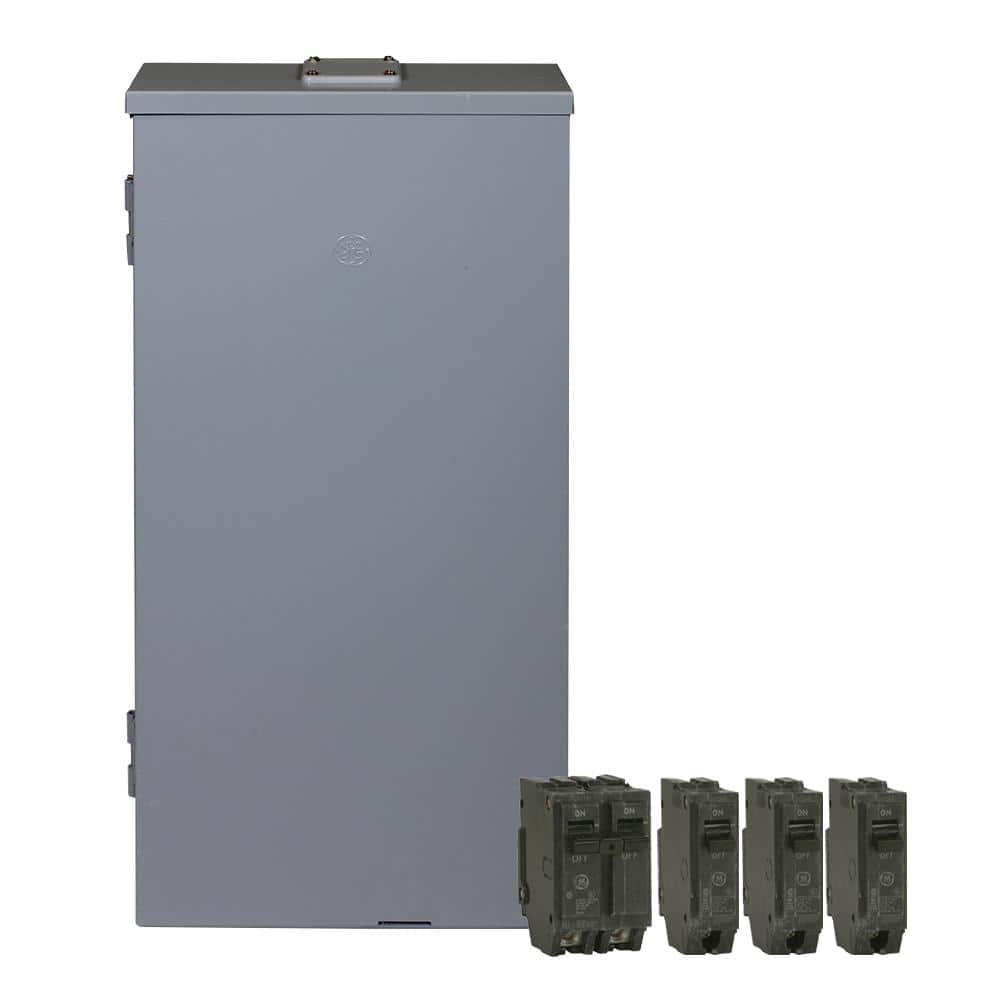 GE 150 Amp 32-Space 64-Circuit Main Breaker Outdoor Load Center Contractor Load Center and Breaker Kit