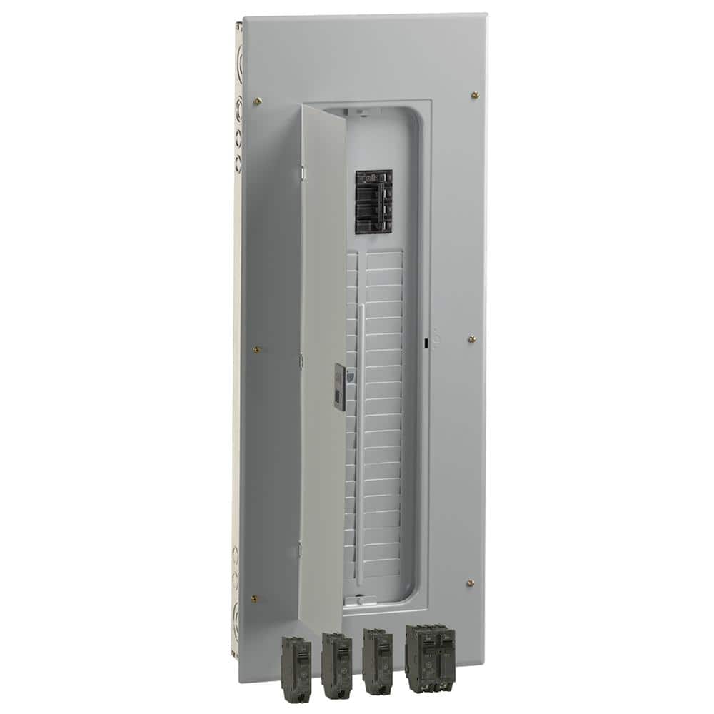 GE 200 Amp 40-Space 80-Circuit Main Breaker Indoor Load Center Contractor Load Center and Breaker Kit