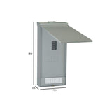GE PowerMark Gold 200 Amp 8-Space 16-Circuit Outdoor Main Breaker Circuit Load Center Panel