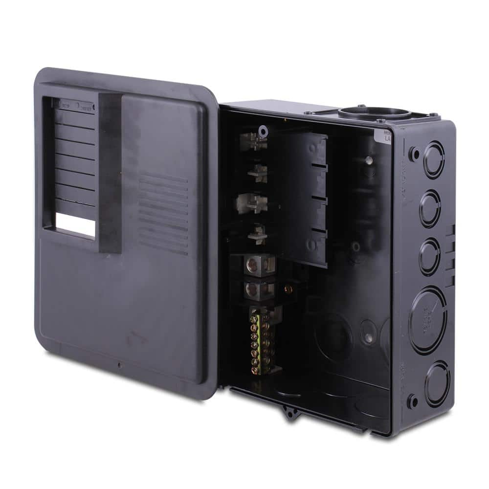 GE PowerMark Plus125 Amp 4-Space 8-Circuit Indoor Main Lug Circuit Breaker Panel