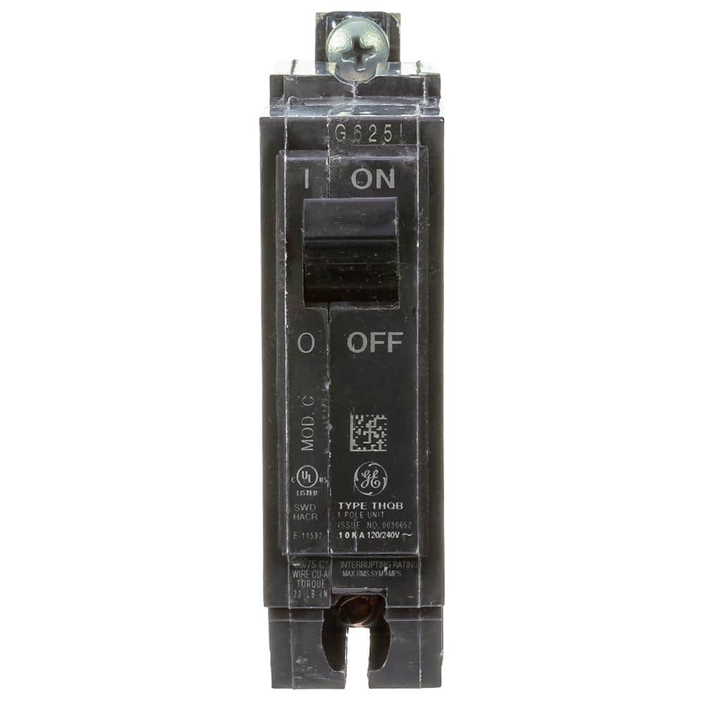 GE 15 Amp Single Pole Bolt-On Breaker