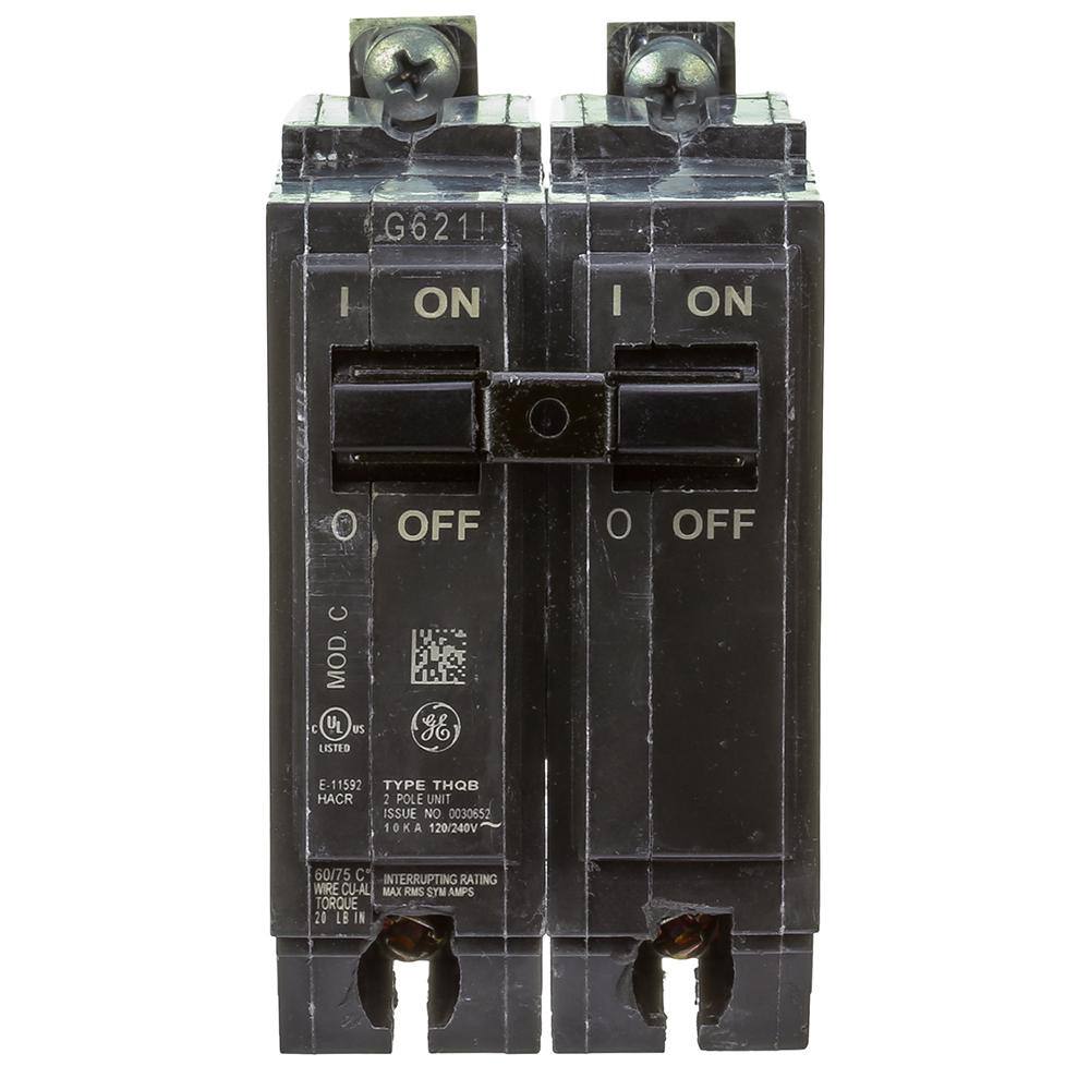 GE 45 Amp Double Pole Bolt-On Breaker