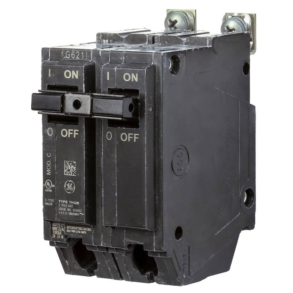 GE 45 Amp Double Pole Bolt-On Breaker