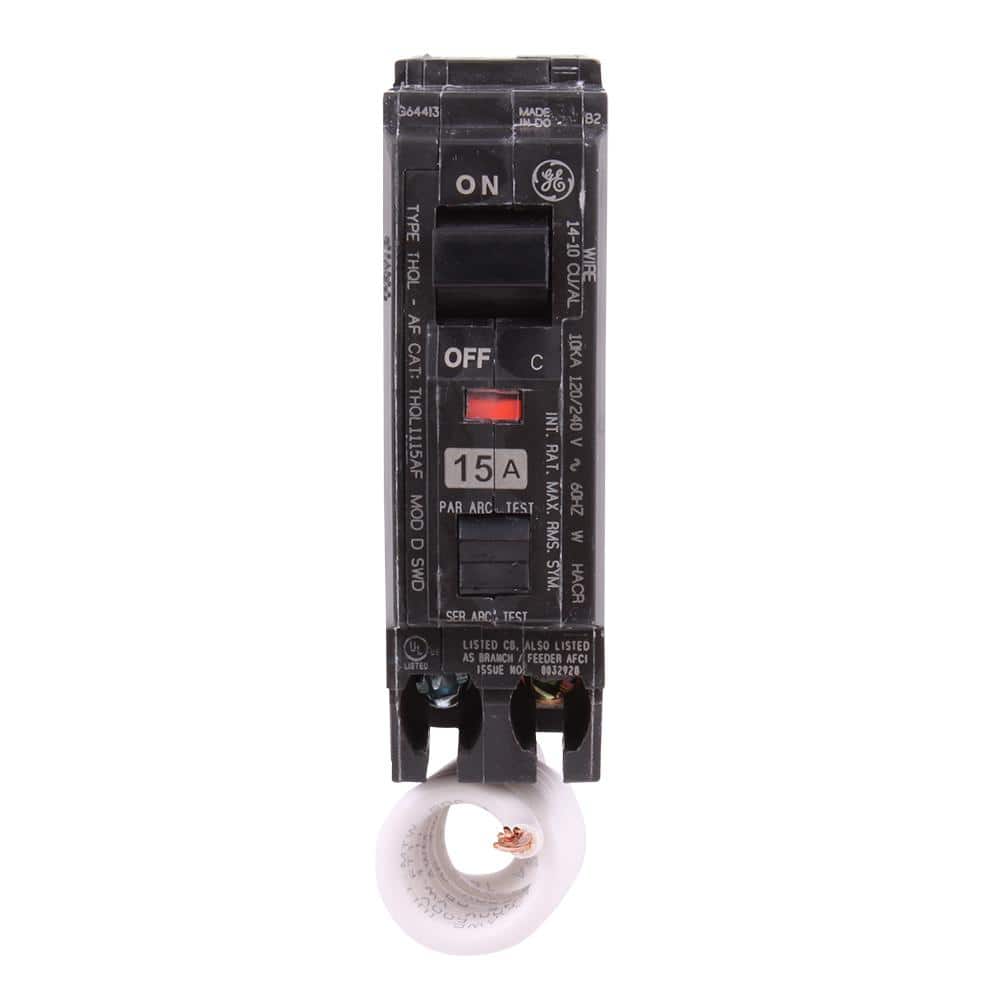 GE Q Line 15 Amp Single-Pole Arc Fault Combination Circuit Breaker (8-Pack)