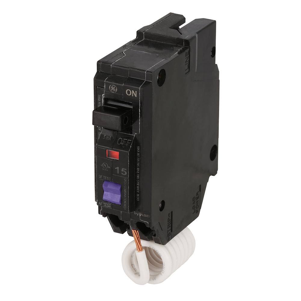 GE Q-Line THQL1115DFP 15-Amp Single-Pole Dual Function AFCI/GFCI Circuit Breaker