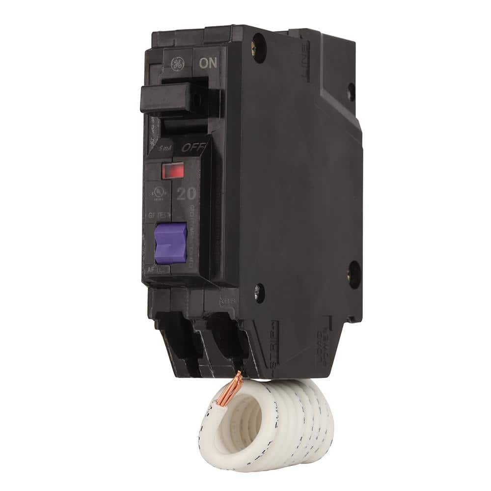 GE Q-Line 20 Amp 1-Pole Dual Function Arc Fault/GFCI Breaker