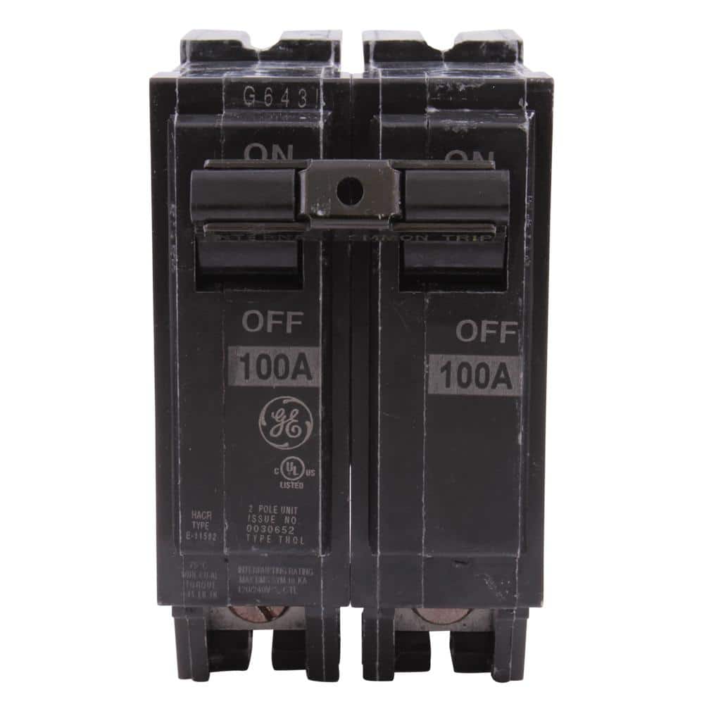 GE Q-Line 100 Amp 2 in. Double-Pole Circuit Breaker
