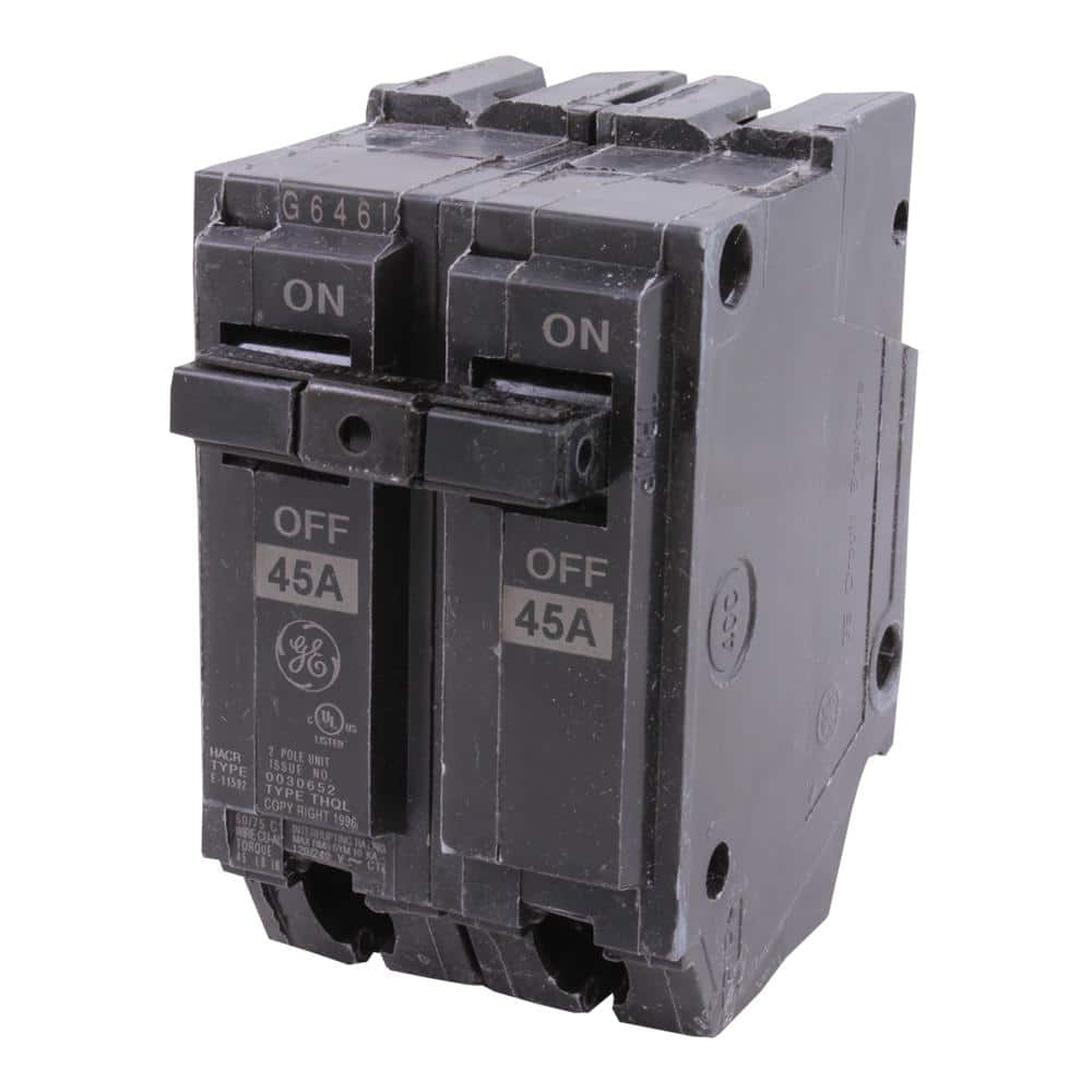 GE 45 Amp 2 in. Double-Pole Circuit Breaker