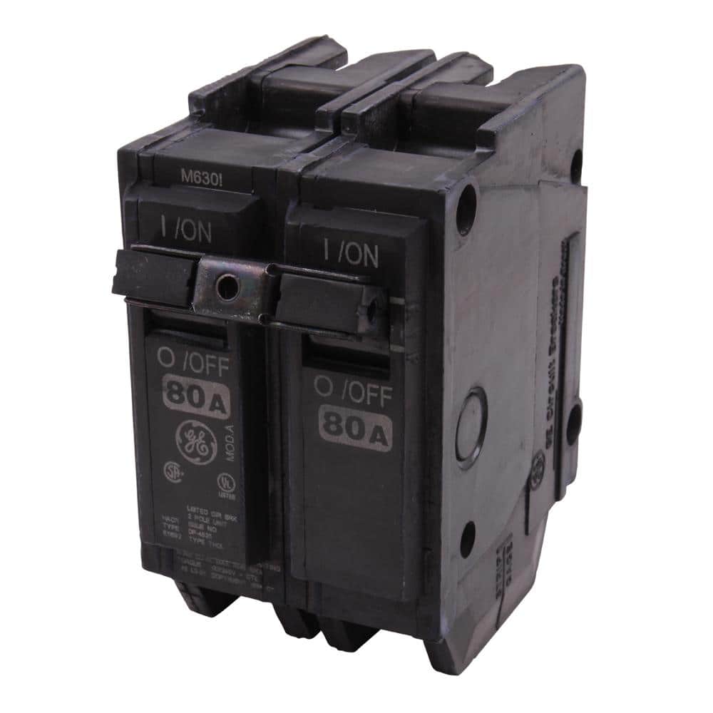 GE Q-Line 80 Amp 2 in. 2-Pole Circuit Breaker
