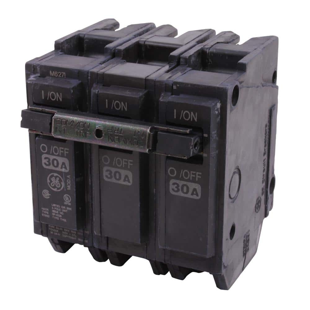 GE Q-Line 30 Amp 3 in. Triple-Pole Circuit Breaker