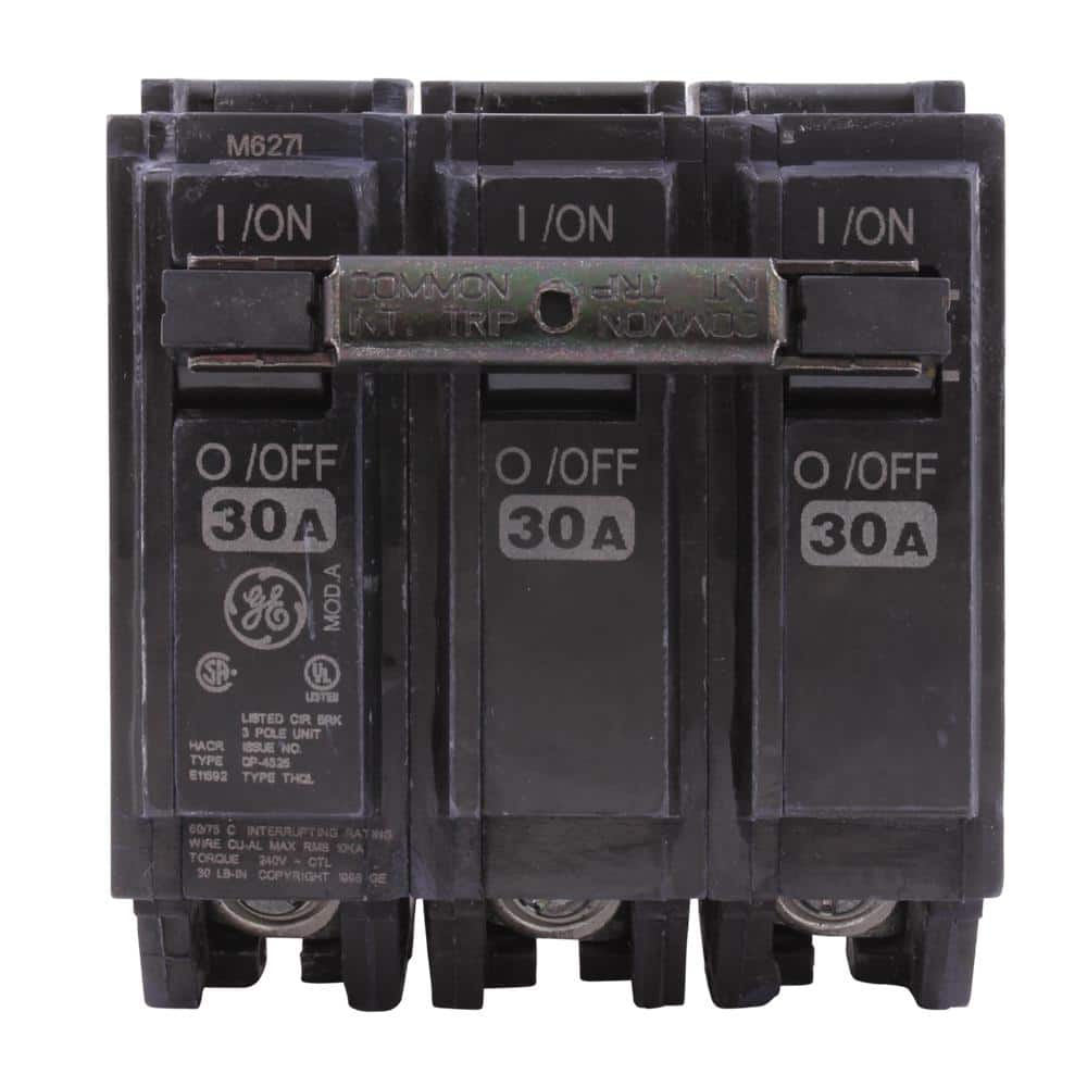 GE Q-Line 30 Amp 3 in. Triple-Pole Circuit Breaker