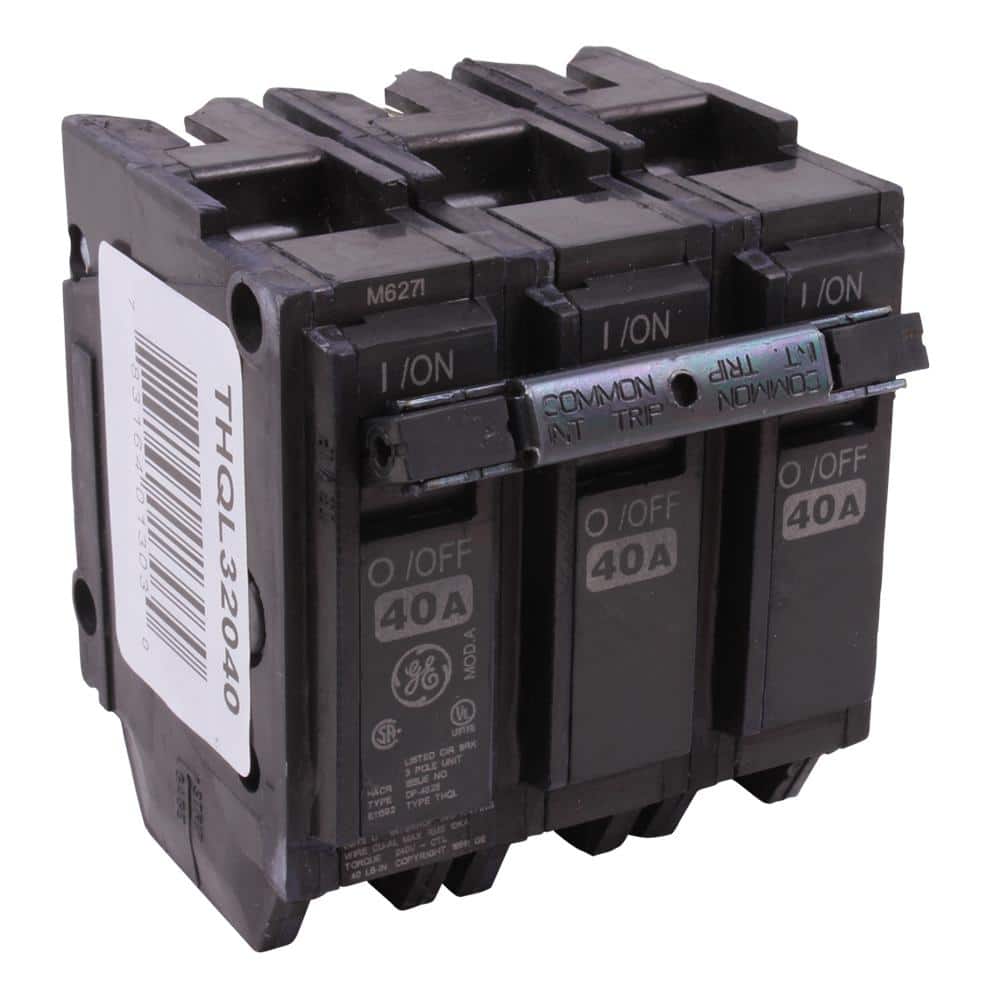 GE Q-Line 40 Amp 3 in. Triple-Pole Circuit Breaker