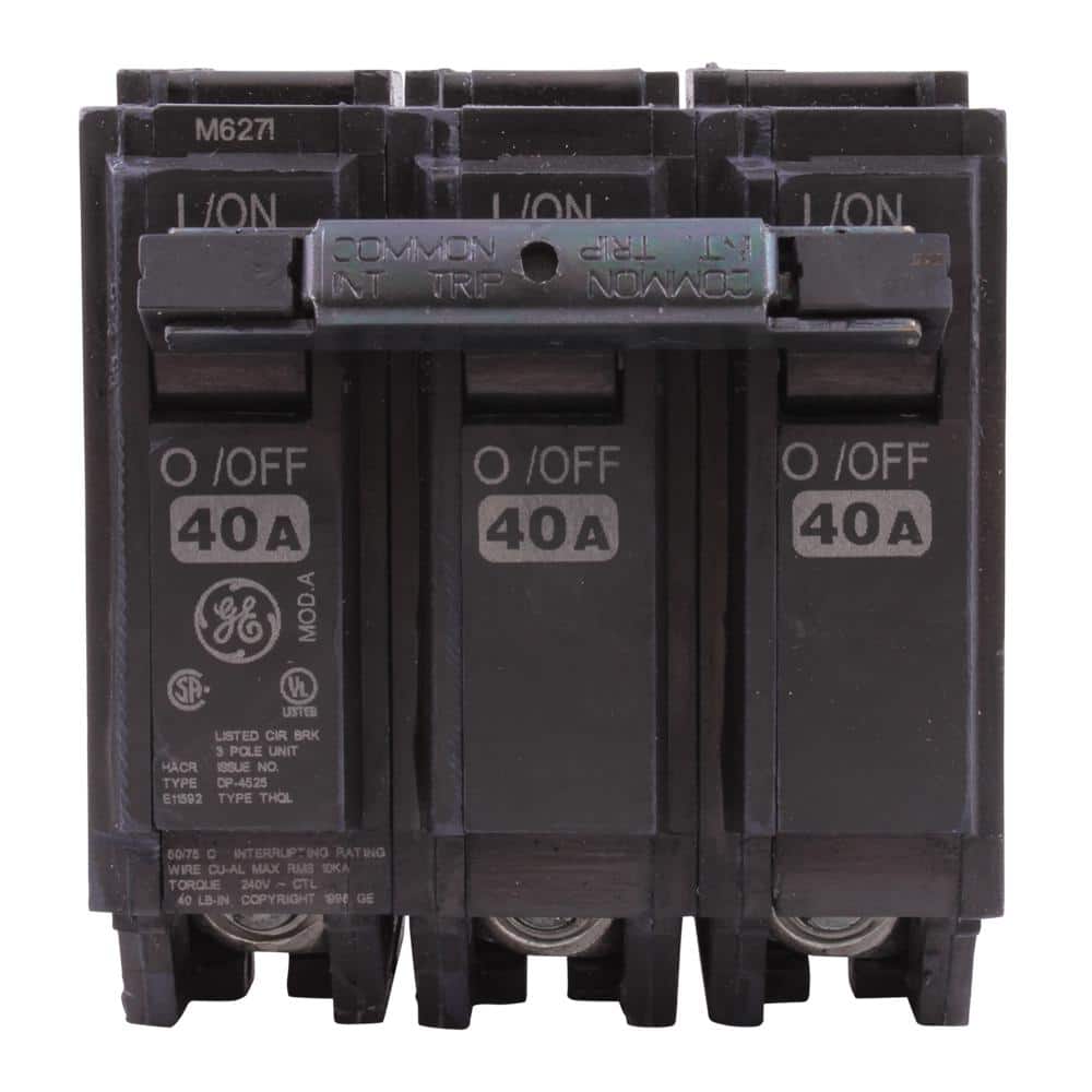 GE Q-Line 40 Amp 3 in. Triple-Pole Circuit Breaker