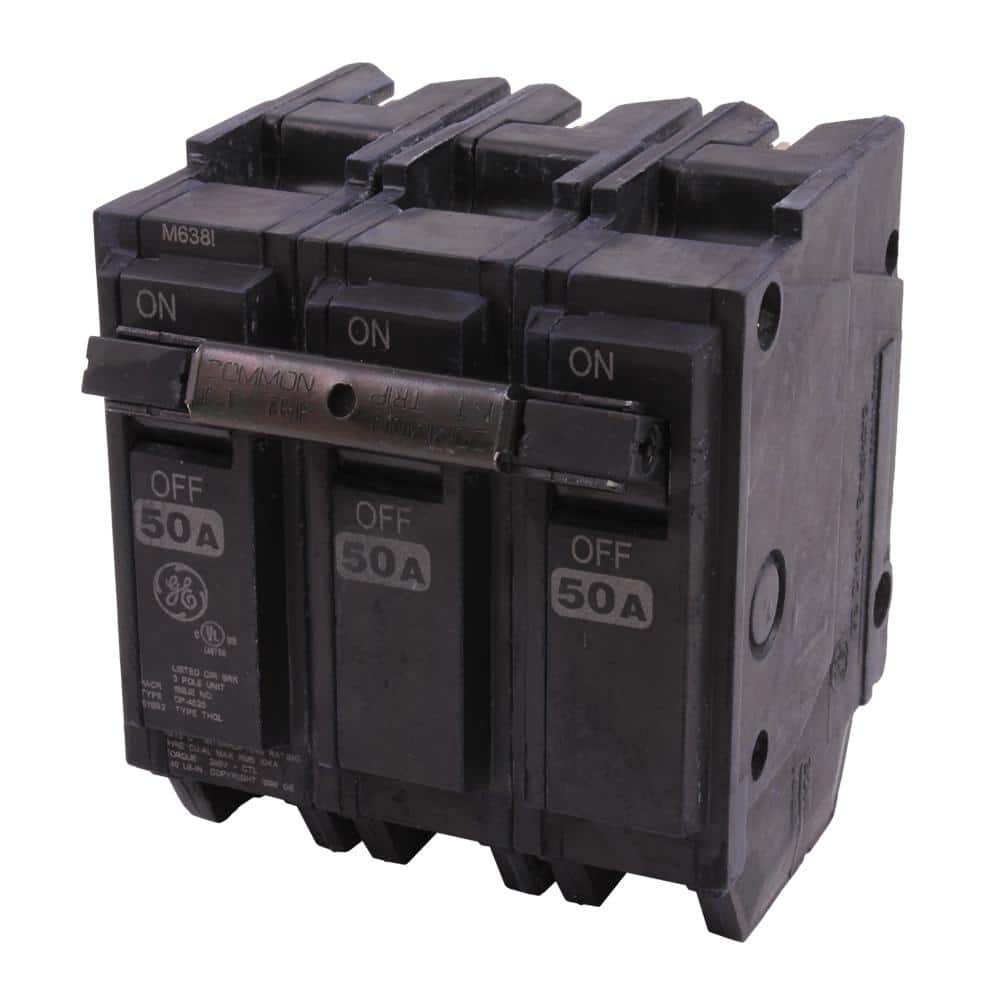 GE Q-Line 50 Amp 3 in. Triple-Pole Circuit Breaker