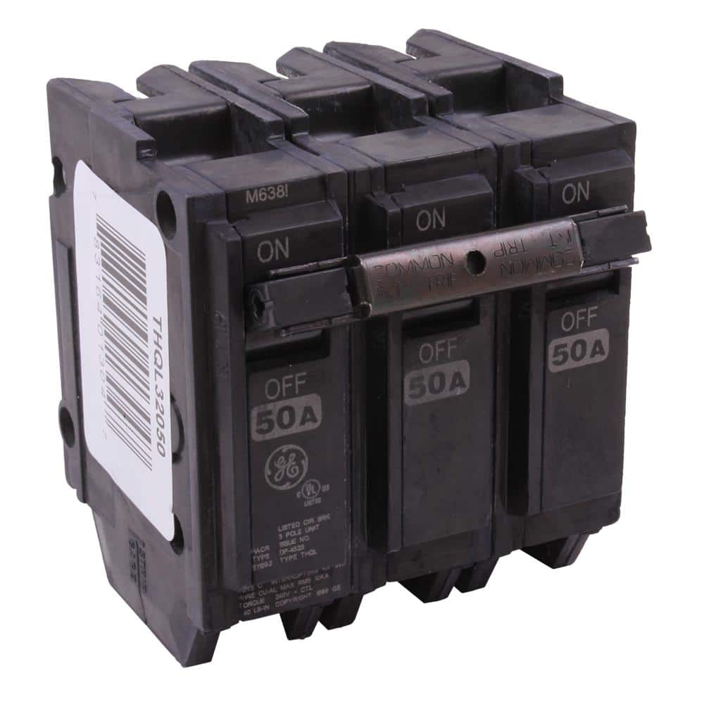 GE Q-Line 50 Amp 3 in. Triple-Pole Circuit Breaker