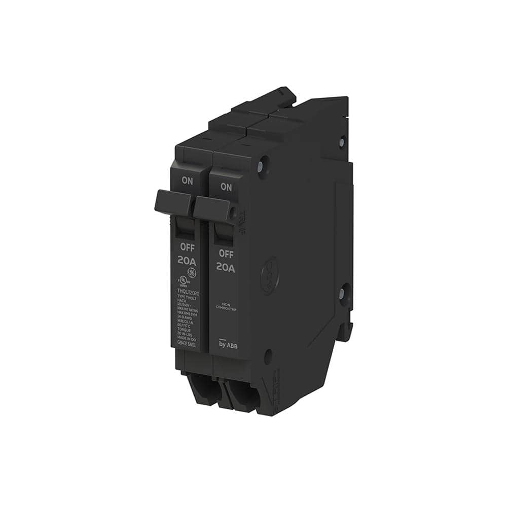 GE Q-Line 2-20 Amp Single-Pole Tandem 120/240-Volts Circuit Breaker