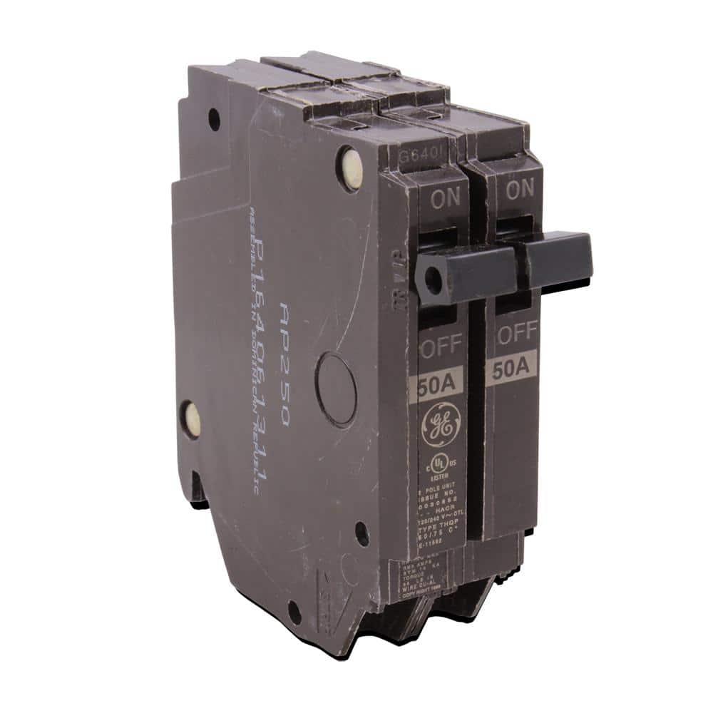 GE Q-Line 50-Space Amp 1 in. Double-Pole Circuit Breaker