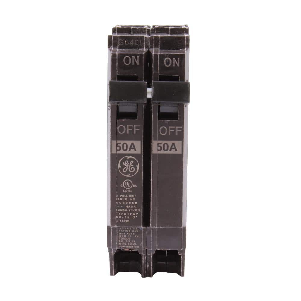 GE Q-Line 50-Space Amp 1 in. Double-Pole Circuit Breaker
