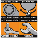 GEARWRENCH SAE/Metric Standard and Stubby Combination Ratcheting Wrench Set in EVA Tray (32-Piece)
