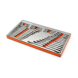 GEARWRENCH SAE/Metric Standard and Stubby Combination Ratcheting Wrench Set in EVA Tray (32-Piece)