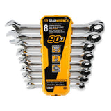 GEARWRENCH Master Standard and Flex Head SAE/MM Combination Ratcheting Wrench Set (32-Piece)