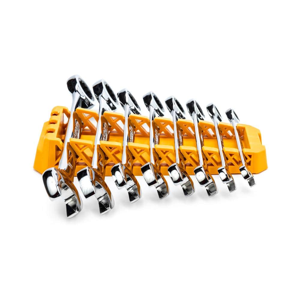 GEARWRENCH Master Standard and Flex Head SAE/MM Combination Ratcheting Wrench Set (32-Piece)