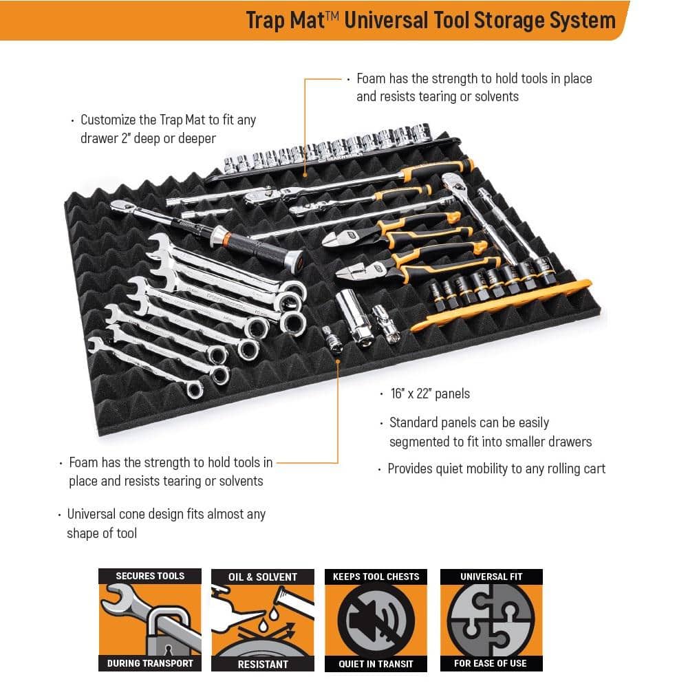GEARWRENCH Trap Mat Universal Tool Holder (4-Piece)