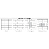 Pavestone Holland 7.87 in. L x 3.94 in. W x 2.36 in. H 60 mm Georgia Blend Concrete Paver (480-Pieces/103 sq. ft./Pallet)