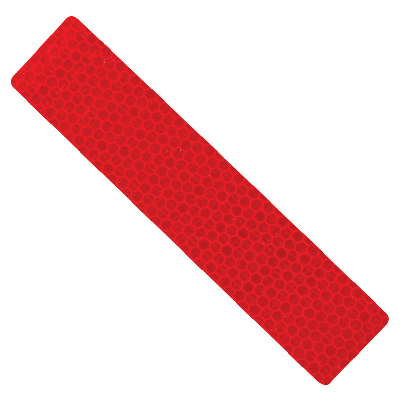 Hillman 1 in. W x 6 in. L Red Reflective Safety Tape, 1-Pack