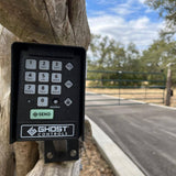 GHOST CONTROLS Premium Weather Resistant Wireless Keypad for Automatic Gate Openers