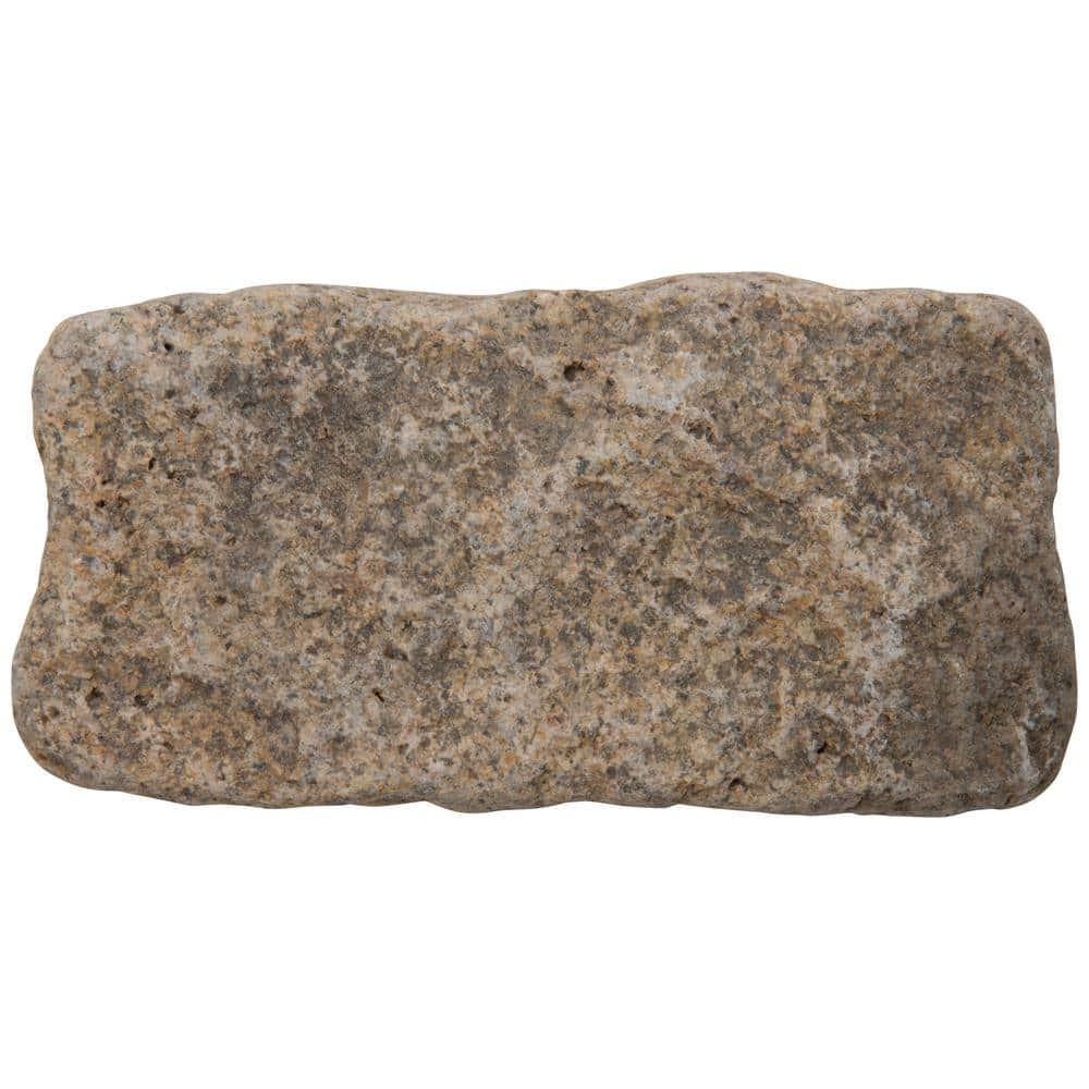 MSI Giallo Fantasia 4 in. x 8 in. Tumbled Granite Cobbles (450 Pieces/100 sq. ft./Pallet)