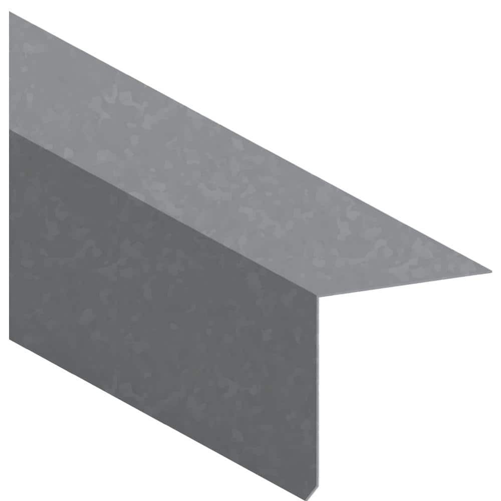 Galvanized Nosing Drip (Drip Edge Flashing) 26-Gauge 2 in. x 2 in. Mill Finish