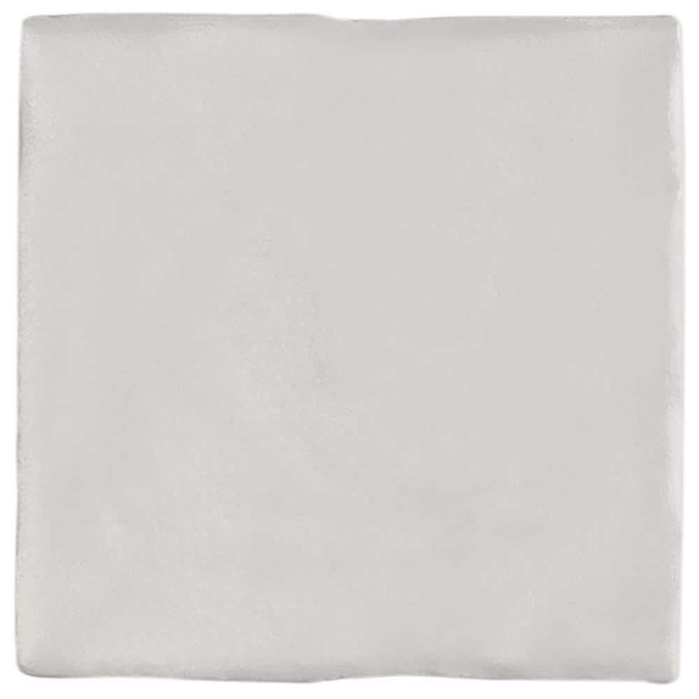 Ivy Hill Tile Amagansett White 4 in. x 4 in. 9mm Satin Ceramic Wall Tile (5.38 sq. ft. / box)