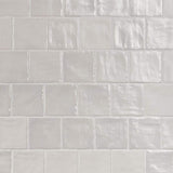 Ivy Hill Tile Amagansett White 4 in. x 4 in. 9mm Satin Ceramic Wall Tile (5.38 sq. ft. / box)